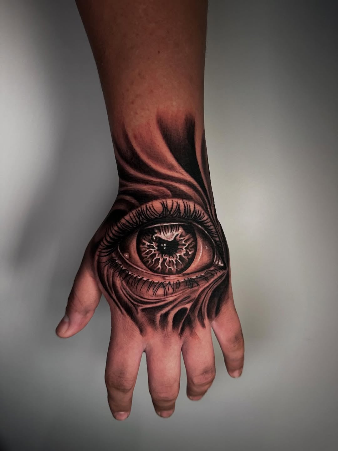 Eye on hand